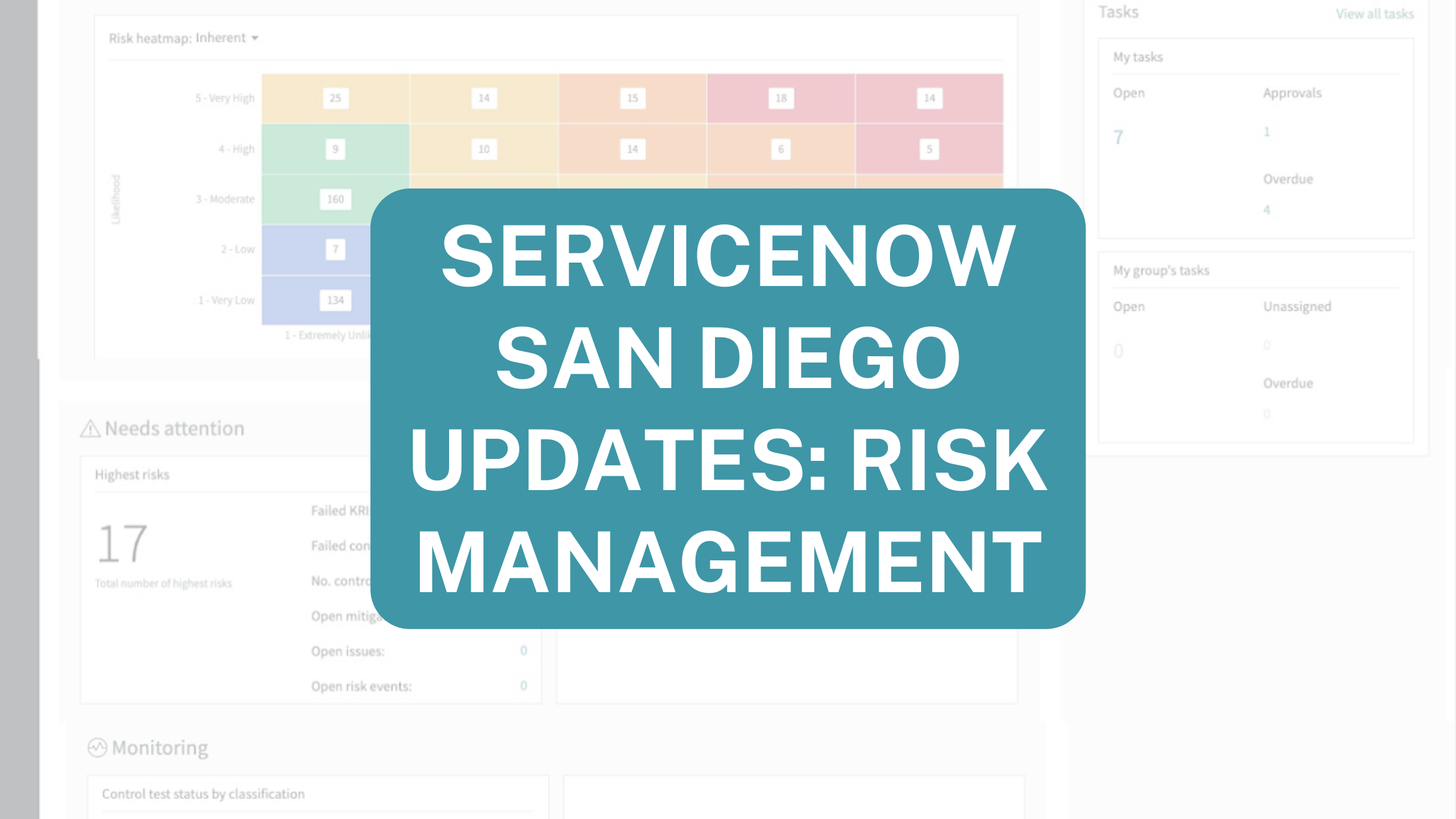 Key ServiceNow San Diego Updates For Risk Management Professionals